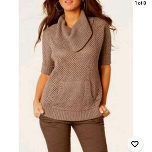 Eddy Grey Dusk Short Sleeve Knit Pullover